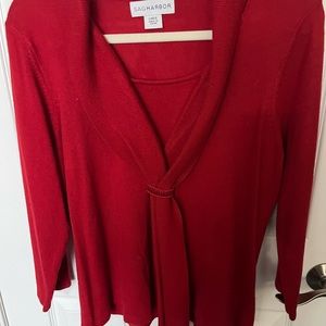 NWOT Red top Size L
